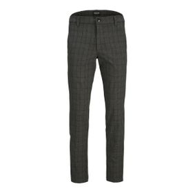 Jack & Jones Jpstollie Jjbenji Dek Noos Asphalt Detail Check Erkek Pantolon