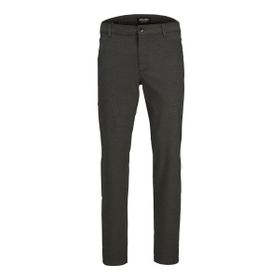 Jack & Jones Jpstollie Jjbenji Dek Noos Dark Grey Detail Herringbone Erkek Pantolon