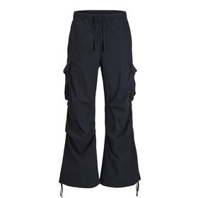 Jack & Jones Jpstparachute Jjzayn Cargo SN Siyah Erkek Kargo Pantolon