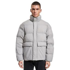 Jack & Jones Jrblajeferson Puffer Gri Erkek Mont
