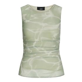 Jack & Jones Jxandrea SL Mesh Top WVN Açık Yeşil Kadın T-shirt