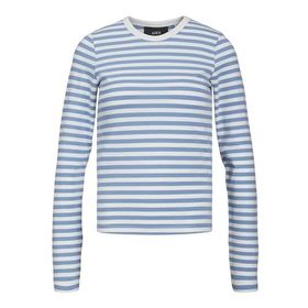 Jack & Jones Jxceline Gigi STR LS Stripe Tee JRS Noos Mavi Kadın T-shirt