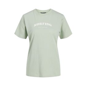 Jack & Jones Jxdelilah Reg SS TEE JRS Açık Yeşil Kadın T-shirt