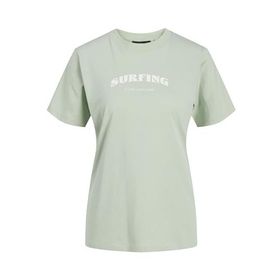 Jack & Jones Jxdelilah Reg SS TEE JRS Açık Yeşil Kadın T-shirt