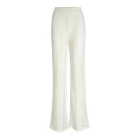 Jack & Jones Jxellie Hw Loose Pant JRS LN Vanilya Rengi Kadın Pantolon