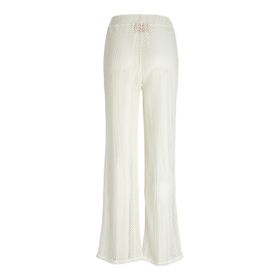 Jack & Jones Jxellie Hw Loose Pant JRS LN Vanilya Rengi Kadın Pantolon