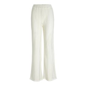 Jack & Jones Jxellie Hw Loose Pant JRS LN Vanilya Rengi Kadın Pantolon