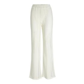Jack & Jones Jxellie Hw Loose Pant JRS LN Vanilya Rengi Kadın Pantolon