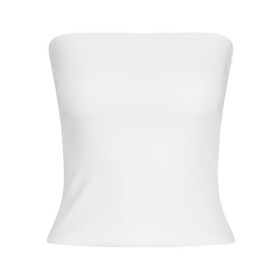 Jack & Jones Jxfiona STR SL Rib Tube Top JRS Parlak Beyaz Kadın T-shirt