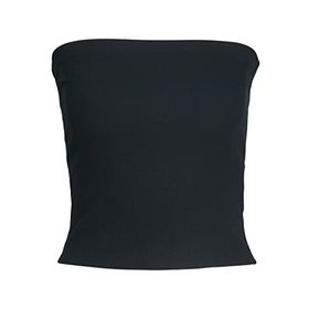 Jack & Jones Jxfiona STR SL Rib Tube Top JRS Siyah Kadın T-shirt