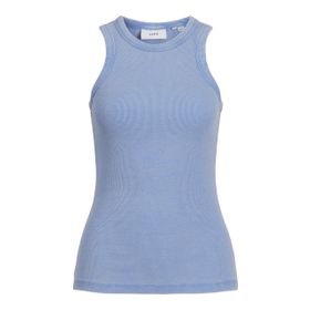 Jack & Jones Jxforest STR SL Wash RIB TOP JRS Mavi Kadın T-shirt