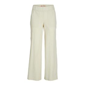 Jack & Jones Jxkaia Seersucker Mw Pant Wvn Kemik Rengi Kadın Pantolon
