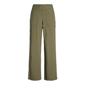 Jack & Jones Jxkaia Seersucker Mw Pant Wvn Koyu Yeşil Kadın Pantolon