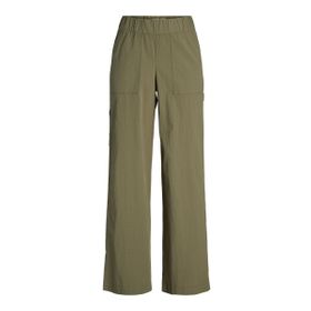 Jack & Jones Jxkaia Seersucker Mw Pant Wvn Koyu Yeşil Kadın Pantolon