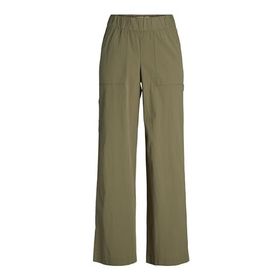 Jack & Jones Jxkaia Seersucker Mw Pant Wvn Koyu Yeşil Kadın Pantolon