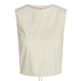 Jack & Jones jxkaia Seersucker Top WVN Kemik Rengi Kadın T-shirt