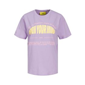 Jack & Jones Jxletitia Reg SS Tee JRS Lila Kadın T-shirt