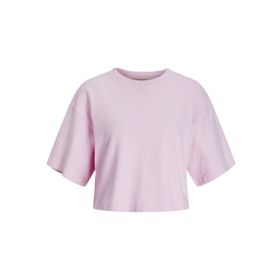 Jack & Jones Jxlinie SS Loose Crop Tee SWT Pembe Kadın T-shirt