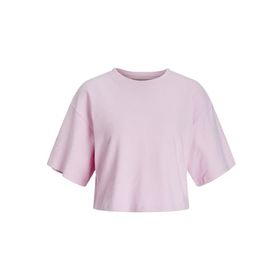 Jack & Jones Jxlinie SS Loose Crop Tee SWT Pembe Kadın T-shirt