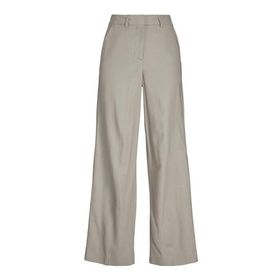 Jack & Jones Jxmary Rlx Linen Hw Pant Tlr SN Koyu Bej Kadın Pantolon