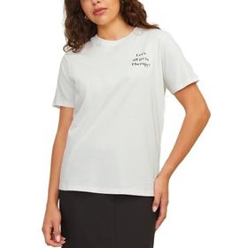 Jack & Jones Jxnaomi Ss Reg Tee JRS Vanilla Ice Kadın T-shirt