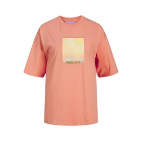 Jack & Jones Jxpaige Loose SS TEE JRS Mercan Kadın T-shirt