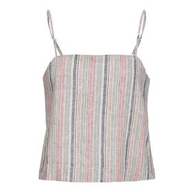 Jack & Jones Jxraya Linen Singlet Top PNT Şeftali Pembesi Kadın T-shirt