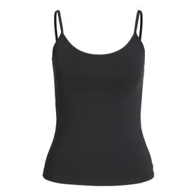 Jack & Jones Jxsaga STR Singlet Top JRS Noos Siyah Kadın T-shirt