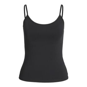 Jack & Jones Jxsaga STR Singlet Top JRS Noos Siyah Kadın T-shirt