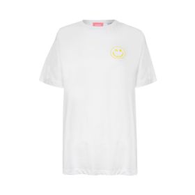 Jack & Jones Jxsmilla RLX Oneck SS Tee JRS Parlak Beyaz Kadın T-shirt