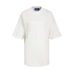 Jack & Jones Jxvaleria Ovs Ss Tee JRS SN Açık Gri Kadın T-shirt