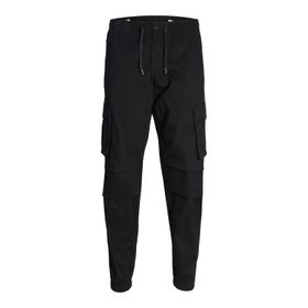 Jack & Jones Kane Noah Siyah Manşetli Erkek Kargo Pantolon