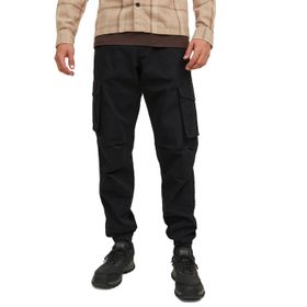 Jack & Jones Kane Noah Siyah Manşetli Erkek Kargo Pantolon