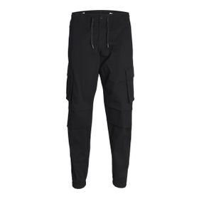 Jack & Jones Kane Noah Siyah Manşetli Erkek Kargo Pantolon