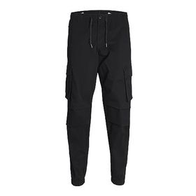 Jack & Jones Kane Noah Siyah Manşetli Erkek Kargo Pantolon