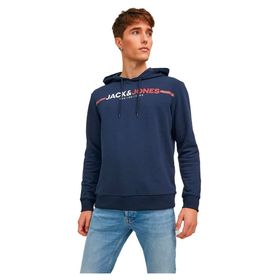 Jack & Jones Kapüşonlu Navy Blazer Erkek M Sweatshirt
