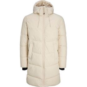 Jack & Jones Krem Jorcopenhagen Long Puffer Ln Erkek Günlük Mont