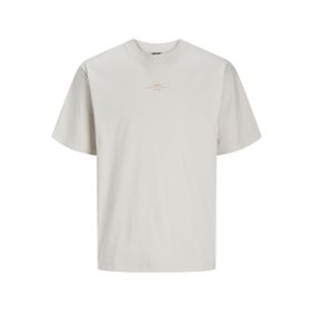 Jack & Jones O-Neck Baskılı Moonbeam Erkek T-shirt