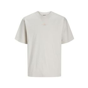 Jack & Jones O-Neck Baskılı Moonbeam Erkek T-shirt