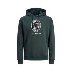 Jack & Jones Originals Joropus Sweat Hood TG Koyu Yeşil Erkek Sweatshirt