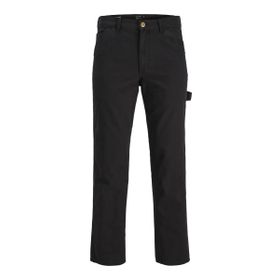 Jack & Jones Pants Studio Erkek Jpstkane Jjwashed Carpenter Dek LN Siyah Erkek Pantolon