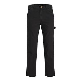 Jack & Jones Pants Studio Erkek Jpstkane Jjwashed Carpenter Dek LN Siyah Erkek Pantolon