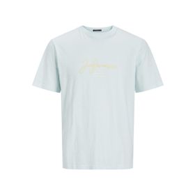 Jack & Jones Plus Joraruba Branding Tee Ss Crew Neck Pls Skylight Erkek T-shirt