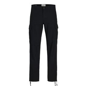 Jack & Jones Plus Jpstkane Jjbarkley Siyah Cargo Pant Noos Pls Erkek Kargo Pantolon