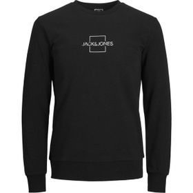 Jack & Jones Siyah Bisiklet Yaka Erkek Sweatshirt