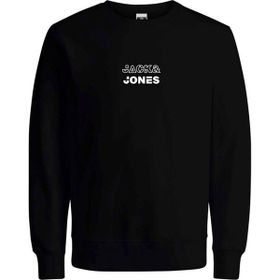 Jack & Jones Siyah Bisiklet Yaka Erkek Sweatshirt