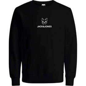 Jack & Jones Siyah Bisiklet Yaka Erkek Sweatshirt