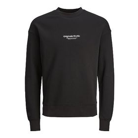 Jack & Jones Siyah Bisiklet Yaka Erkek Sweatshirt