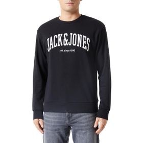 Jack & Jones Siyah Bisiklet Yaka Erkek Sweatshirt