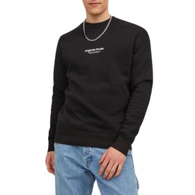 Jack & Jones Siyah Bisiklet Yaka Erkek Sweatshirt